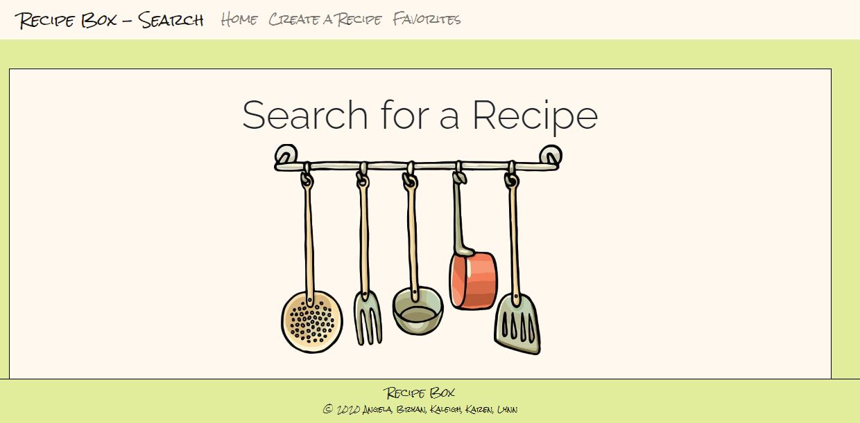 Recipe Box